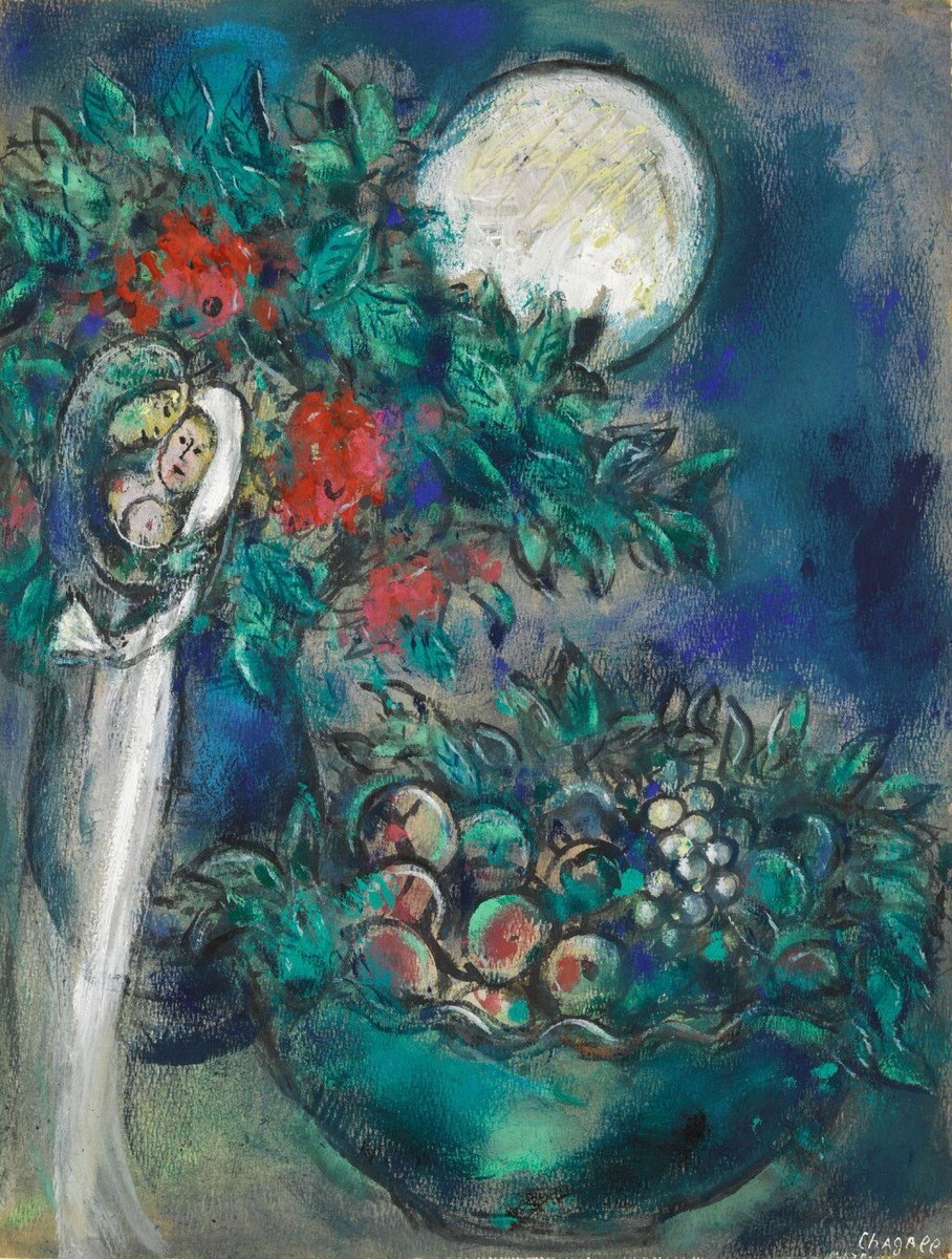 marysia_cc's tweet photo. Marc Chagall 
Les amoureux au clair de lune https://t.co/4IKr5ywq1Z