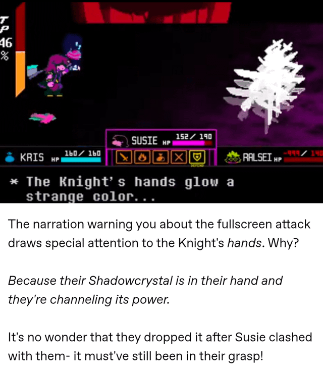 papayadesu's tweet photo. there’s this chapter 3&amp;4 era theory that I think still stands true on what shadow crystals actually do https://t.co/rEczuJxARG