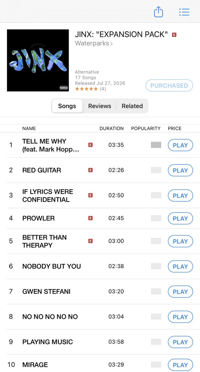 adeadlydull's tweet photo. @waterparks I got it :) https://t.co/8VAIAeNAB9