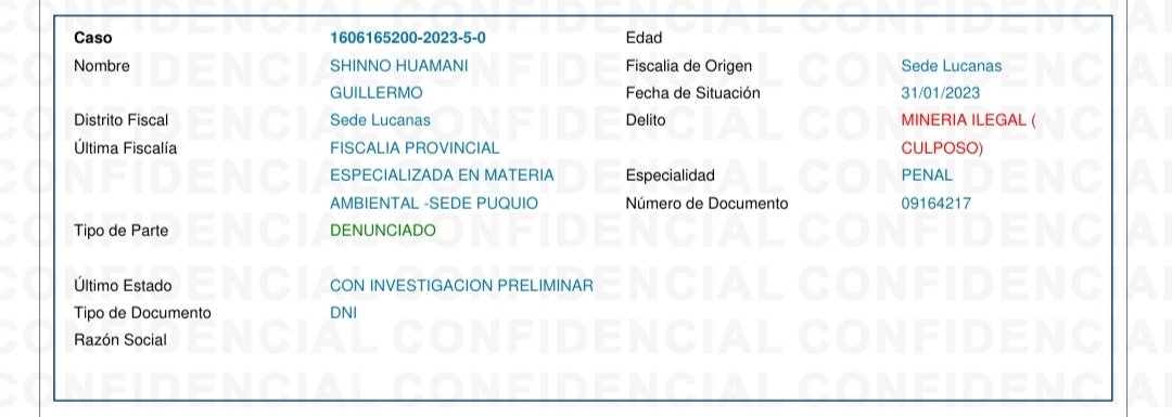 RodrigoCT_94's tweet photo. Actualización: El ministro de Energía y Minas, Guillermo Shinno, es investigado por los delitos de minería ilegal y contaminación ambiental. Justamente, temas que la presidenta Keiko Fujimori no abordó ayer en su mensaje a la Nación. https://t.co/Um9Y2qh7By