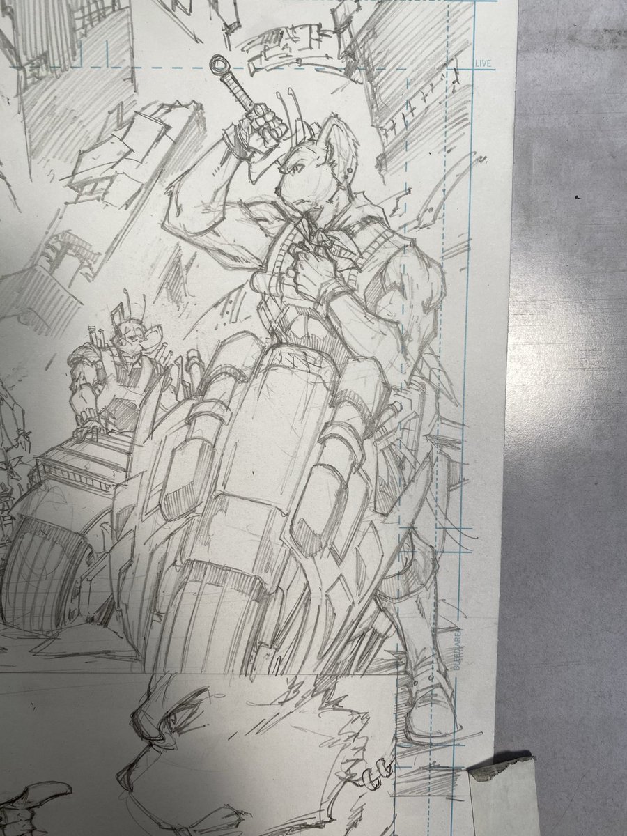 VKMarion's tweet photo. Vinnie is a bad-ass. Sneak peek at Biker Mice from Mars: Scorch! This mini series launches next month from @OniPress and @nacellecompany , be sure to add it to your pull list at your LCS!

#bikermicefrommars #bikermice #onipress #nacellecompany #vkenmarionart https://t.co/19hOw4ztjS