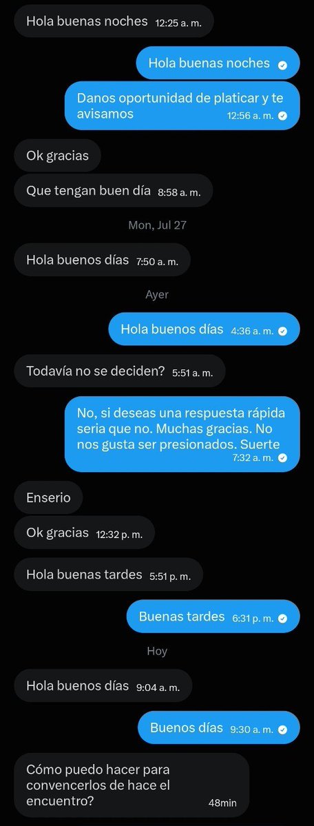 CEdyad's tweet photo. Parejas y seguidores.
Compartimos este perfil.
No estamos siempre pensando en el ambiente, tabien tenemos otras actividades.
No nos gusta ser presionados. Y mucho menos que no respeten un no.
Al final el pseudo single se molestó y nos bloqueo.
Mejor para nosotros. https://t.co/9QawezYgue