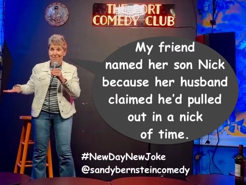 sandybcomedy's tweet photo. #newdaynewjoke #jokeoftheday #jotd #funnymemes #Write10Club #hotbreath #hotbreathpro #yourfavoritecoolaunt #jokes #comedy #standupcomedy #writerforhire #freelancewriter #comedyink #screenwritersguild #comedywriter #wordplay #hotbreathpod #onlygrans https://t.co/5mVqGNvnLd