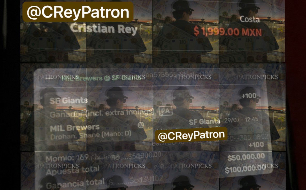 Patron_pick1's tweet photo. Lo que ganamos hoy con Cristian Rey y ElAbuelo y solo por $70 mx y todo directamente comprado desde la app🤯

https://t.co/1KwzfgLVMw https://t.co/sZa2zdGdok