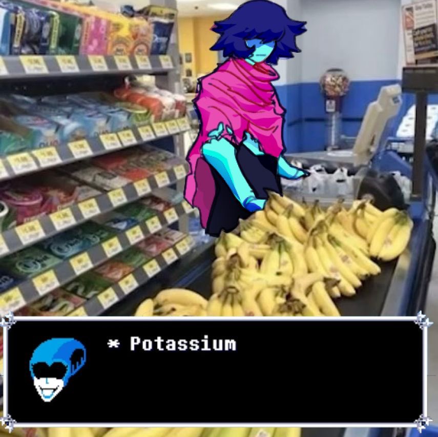 DeltaruneOnXbox's tweet photo. day 184: potassium. https://t.co/SWuKWkkACE