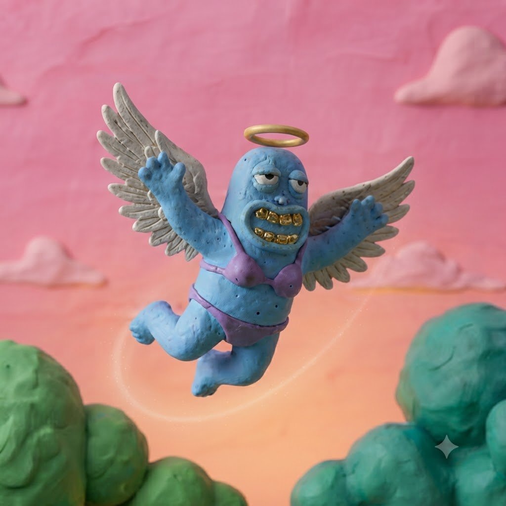 robinsearching's tweet photo. No cap, the clay texture on these @just_t00ns is just chef's kiss 🤌. The level of detail on the golden grills and the soft pink gradient background is unmatched. Pure art. 🔥

@xxxgrimoire 
https://t.co/N9hmqnBv7C https://t.co/3dCWDVnmpQ