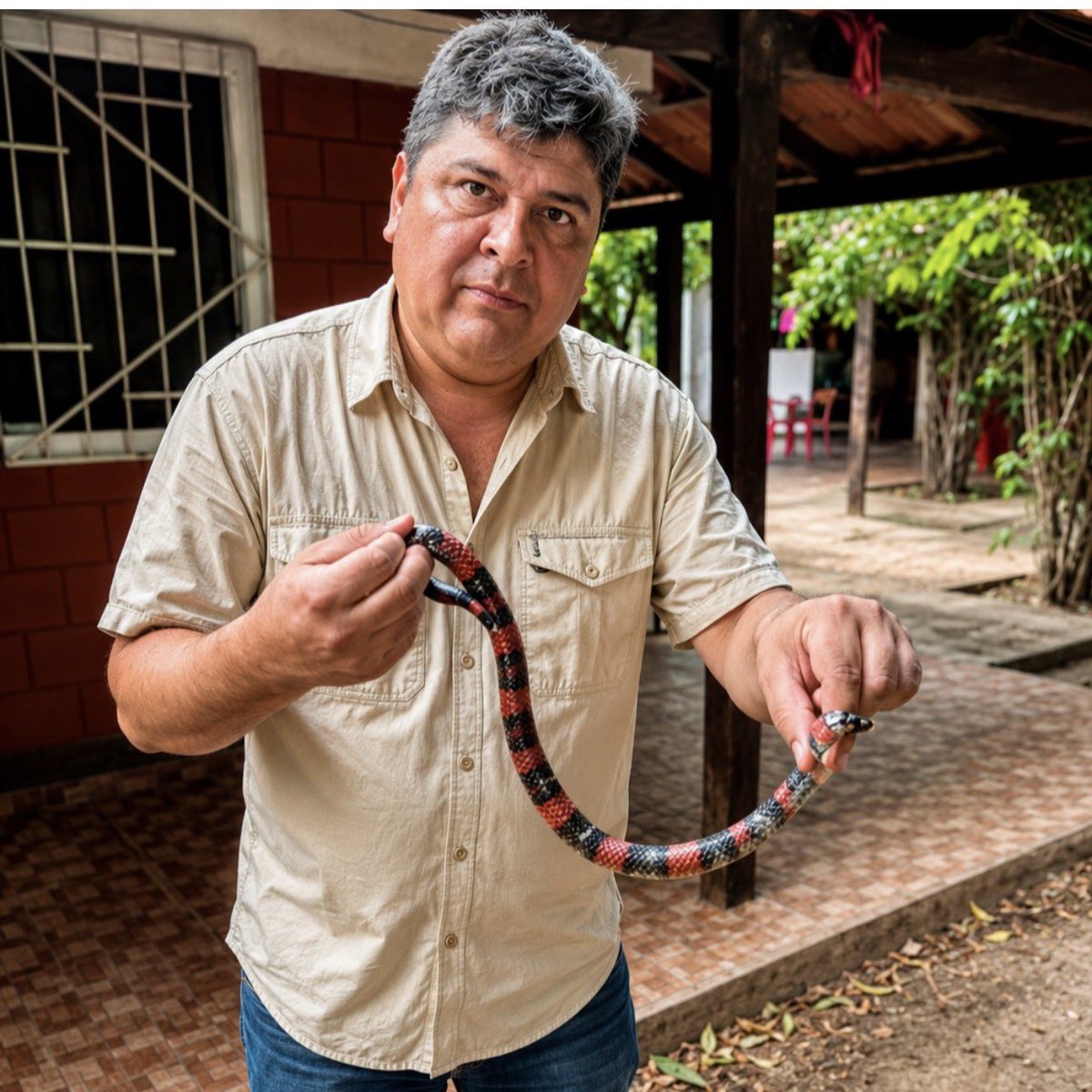 cocosandoval5's tweet photo. La falsa #coral es totalmente inofensiva, aunque su parecido con la real da un poco de temor https://t.co/k2Vh1LPkCe
