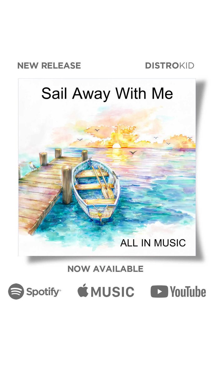 ALLinMusicDeb's tweet photo. 😎☀️☕️🫶💕ALL IN MUSIC is Excited to Present my Newest Release; 
SAIL AWAY WITH ME
➡️CLICK HERE: https://t.co/ybR5u0j8TU 

🌊Sway With Waves
Let the harbor speak
Hold My Hand till the shoreline shrinks
Sail Away With Me
To a place where we can breathe
Come on, Drift off with me

https://t.co/OPpT56ozGK

-Available in Stores Worldwide
----
#sailawaywithme @AllinMusicDeb #allinmusicdeb #allinmusic #boatlife #boat #waves #ocean #water #beach #beachmusic #Sea #countrymusic #countrymusicfans #countrymusic #country #love #PeacefulMoments #peace #peaceful #PeacefulVibes #PeacefulLiving #summer #summermusic #SummerMusicVibes #BeachVibes #summervibesforever #summervibes @vjaytvcanada @YouTubeCreators @youtubemusic
@__KISSFM1075 @deejaykhonk @All_In_Music_G @billboard @billboardpro @BBMAs @bbcountry @HotNewMusicHits #MusicCommunity #NewRelease #OutNow @MusicIConnect @MusicShowcaseLA
@Musicsindustry #musicindustryconnect @musicndstryplug 

https://t.co/OPpT56ozGK