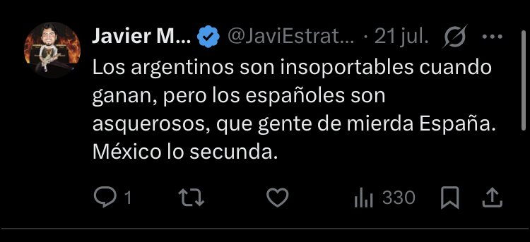 Raven07F's tweet photo. @JaviEstratega @samyriveratv Tú, generando violencia hacia otra personas. PUTO HIPOCRITA. https://t.co/7xHpKNG83h