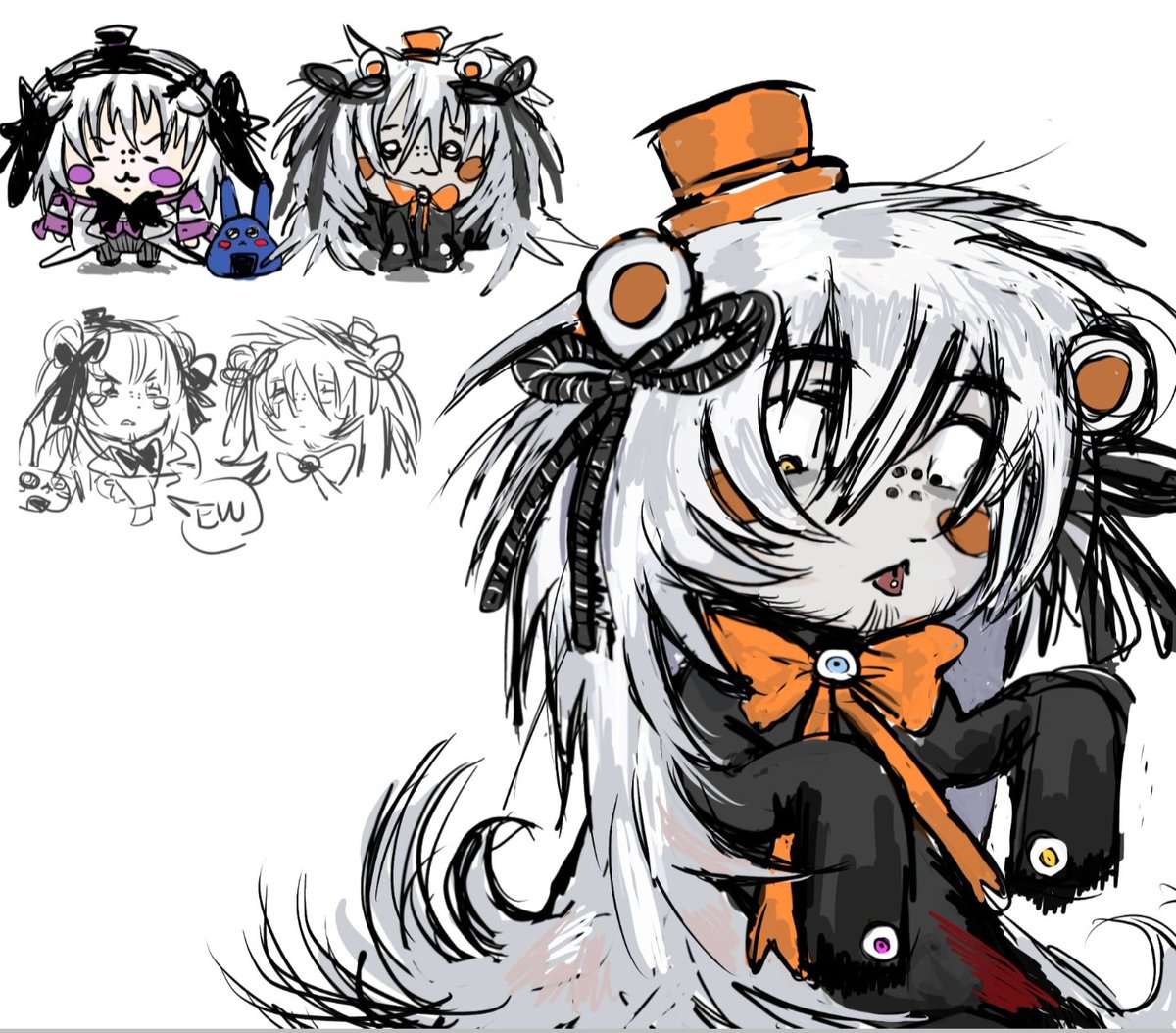 okgmailpipeil's tweet photo. Funtime and molten freddy ehhehe #fnafart #funtimefreddy i love them so much omg https://t.co/mYsQZcN9Dh