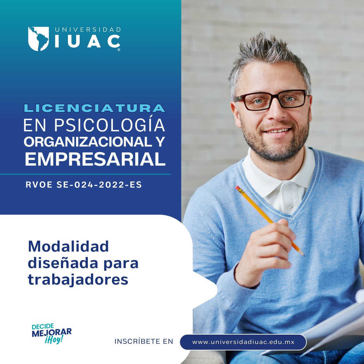 IUACMx's tweet photo. Con la Licenciatura en Psicología Organizacional y Empresarial desarrollarás las habilidades para impulsar el talento humano, fortalecer equipos de trabajo y contribuir al crecimiento de las organizaciones.

Conoce más 👉 https://t.co/F0oDyWzrGW

#DecideMejorarHoy https://t.co/3WuFfwMorJ