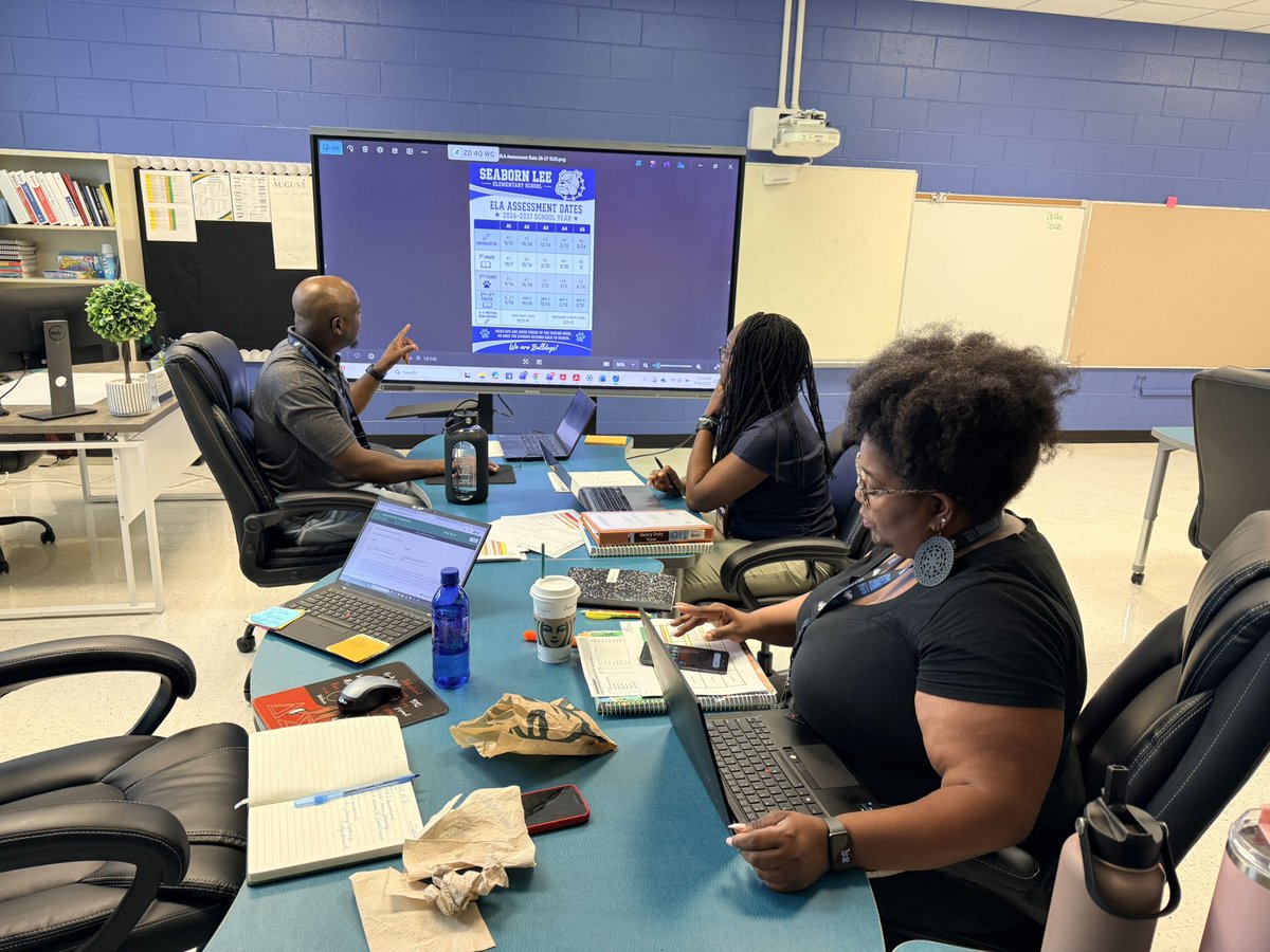 KGeducator8's tweet photo. Two great days of ELA &amp; Math PLTs @SeabornLeeES !  @golden_kelvin1  @AlchemistofEDU @RonMaxwellFCS1 https://t.co/OtI27icjRa
