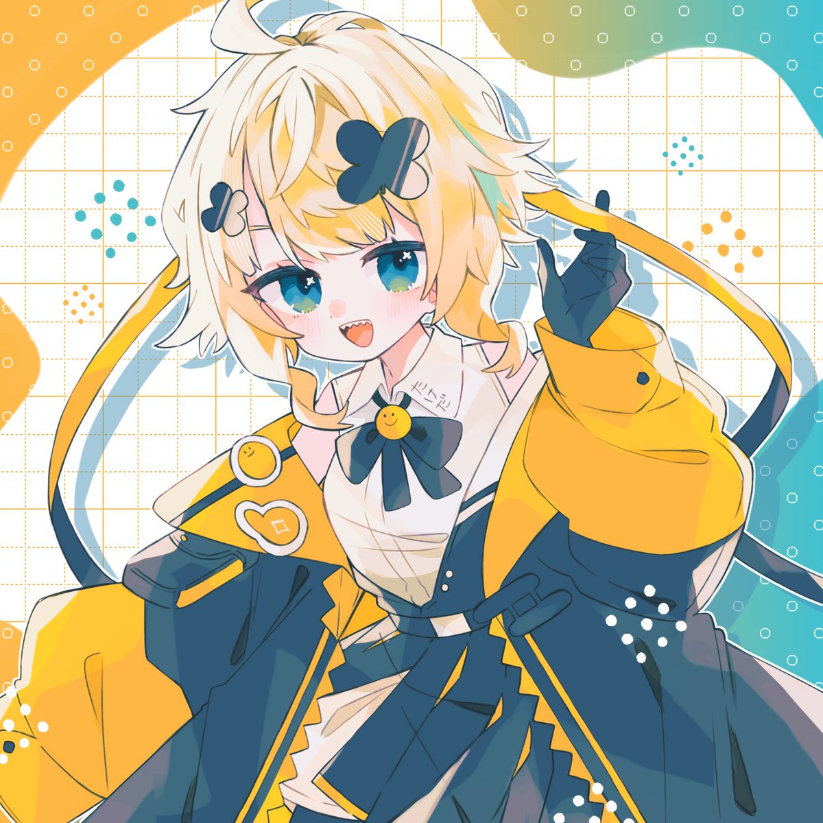 takeda252525's tweet photo. おーーーはーーーよ！！

無理のない一日を🍀.*

 #おはようVTuber https://t.co/eEn5IUwFhN