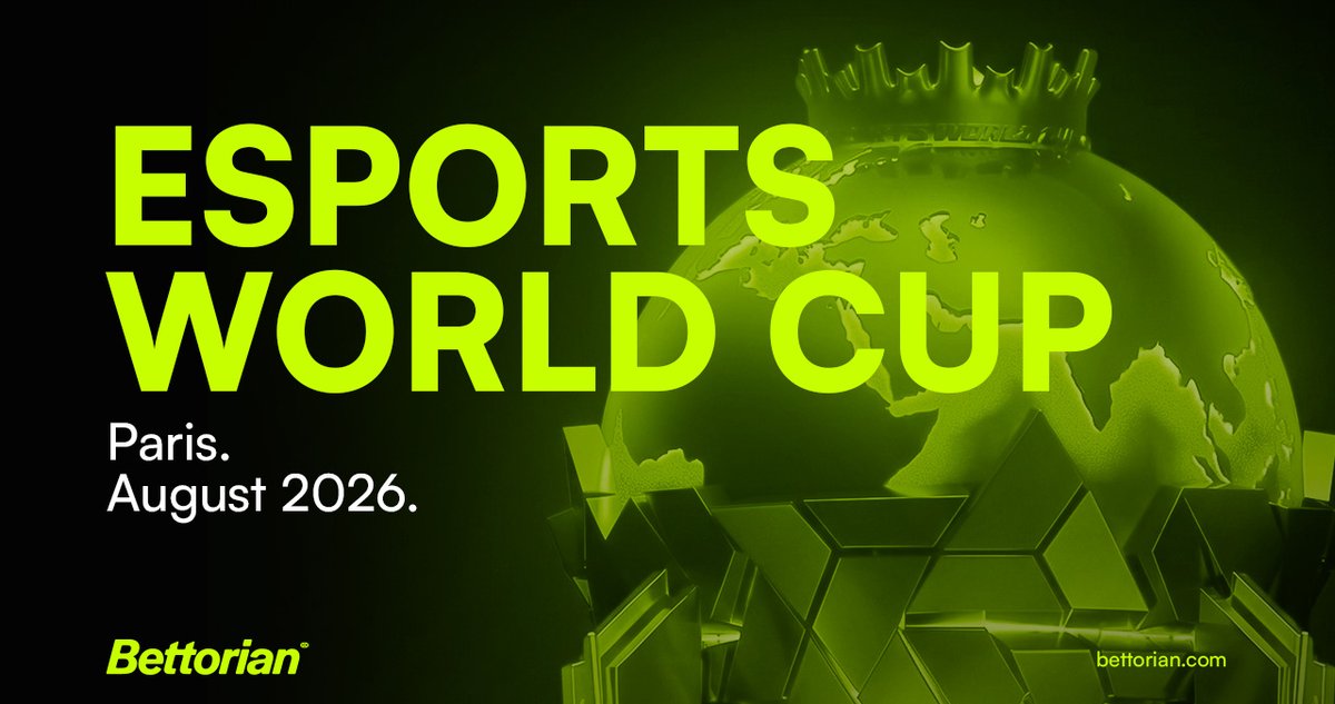 Bettorian_'s tweet photo. Football has the World Cup.
Esports has Paris 2026. 🎮

Same stakes. Different game.
Bettorian has it live.

#EsportsWorldCup #CryptoGaming #Bettorian https://t.co/ENFe4hvaBO
