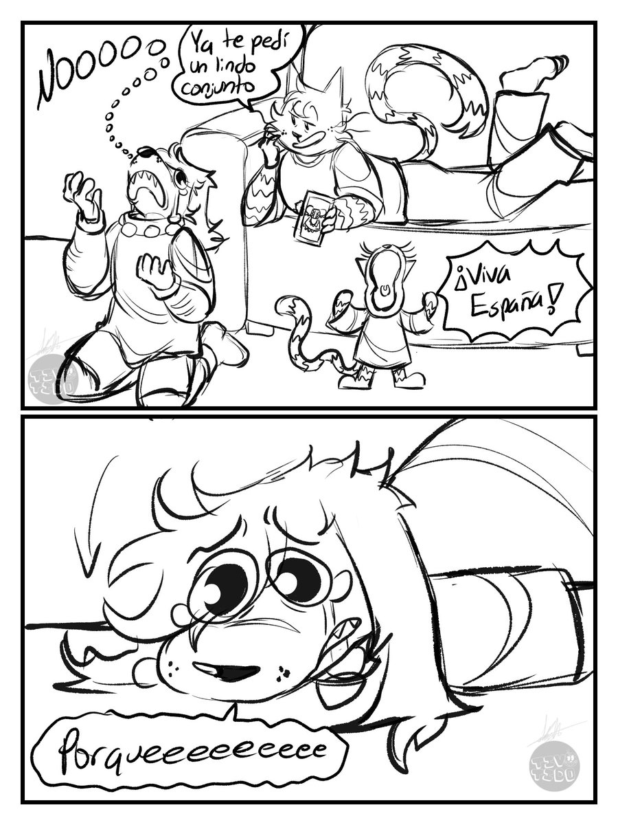 TivoRATido's tweet photo. Dogman y Petey de mi au apostando sobre la final del mundial, pobre greg xd jajaja

#fanart #dogman #au #dibujo #art #like #parati #funny #fancomic #petey https://t.co/wgUuiefh2D