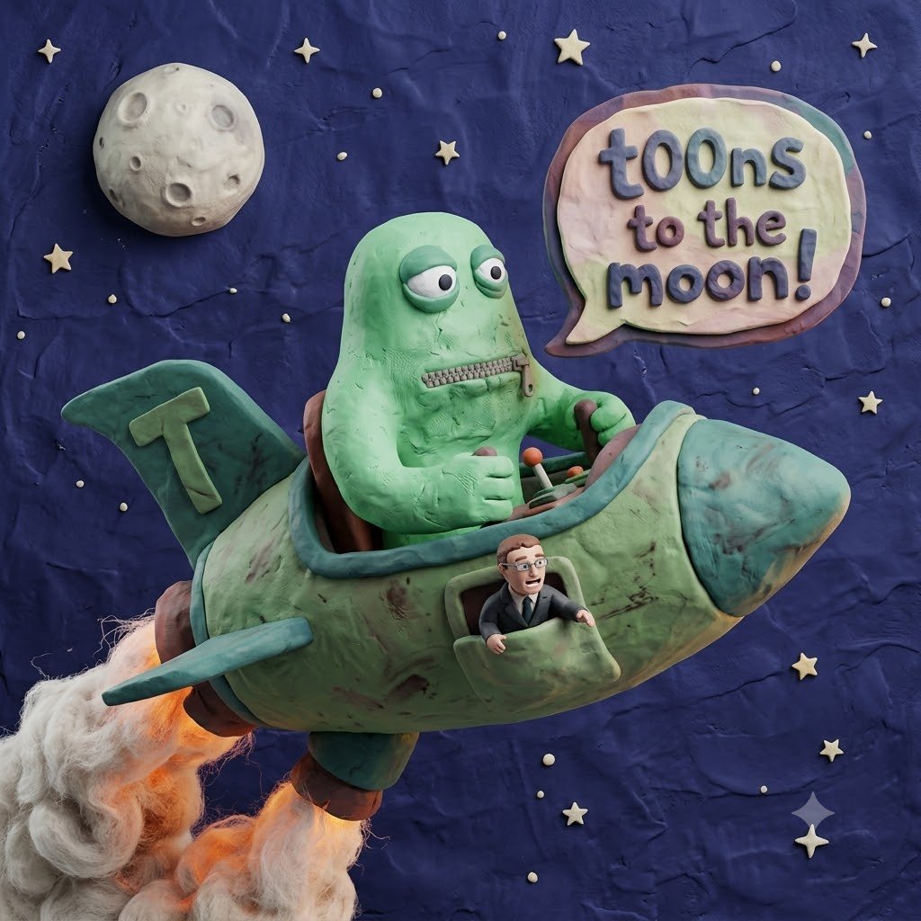 robinsearching's tweet photo. My portfolio may be down 90%, but my conviction to @just_t00ns is still 420,690%. 🤡🚀

Just be t00ns about it. See you on the moon, sers. 🌕💨

#CryptoMemes #Hold #justt00ns #Degens @xxxgrimoire https://t.co/VneKmXLkVW