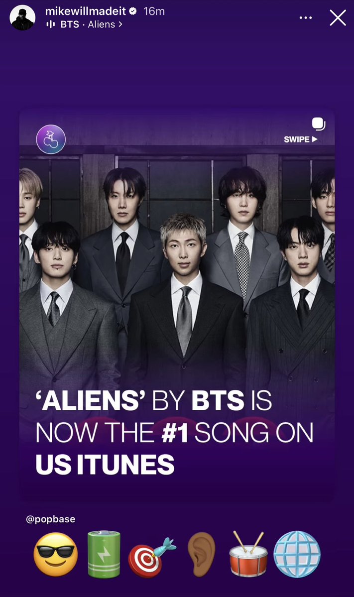 BARMYSTREAM's tweet photo. Os produtores de ARIRANG, Mike Will Made It e Diplo, estão de olho na movimentação do fandom com Aliens e deixando seu apoio

ARMY, vamos com a mesma sede que temos para o iTunes nos charts do Spotify e Apple Music também

O karma é army, mas não vamos contar só com ele. STREAM https://t.co/a4AQx0sgvH