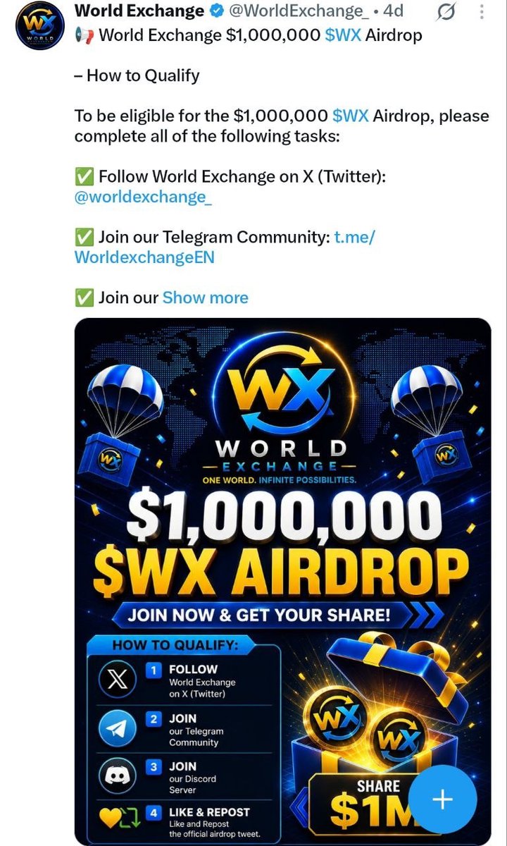 jojokryqt's tweet photo. @cryptojack Utility always wins in the long run. $WX is definitely one to keep an eye on. Check out @WorldExchange_ https://t.co/Obvr8Y6l2O