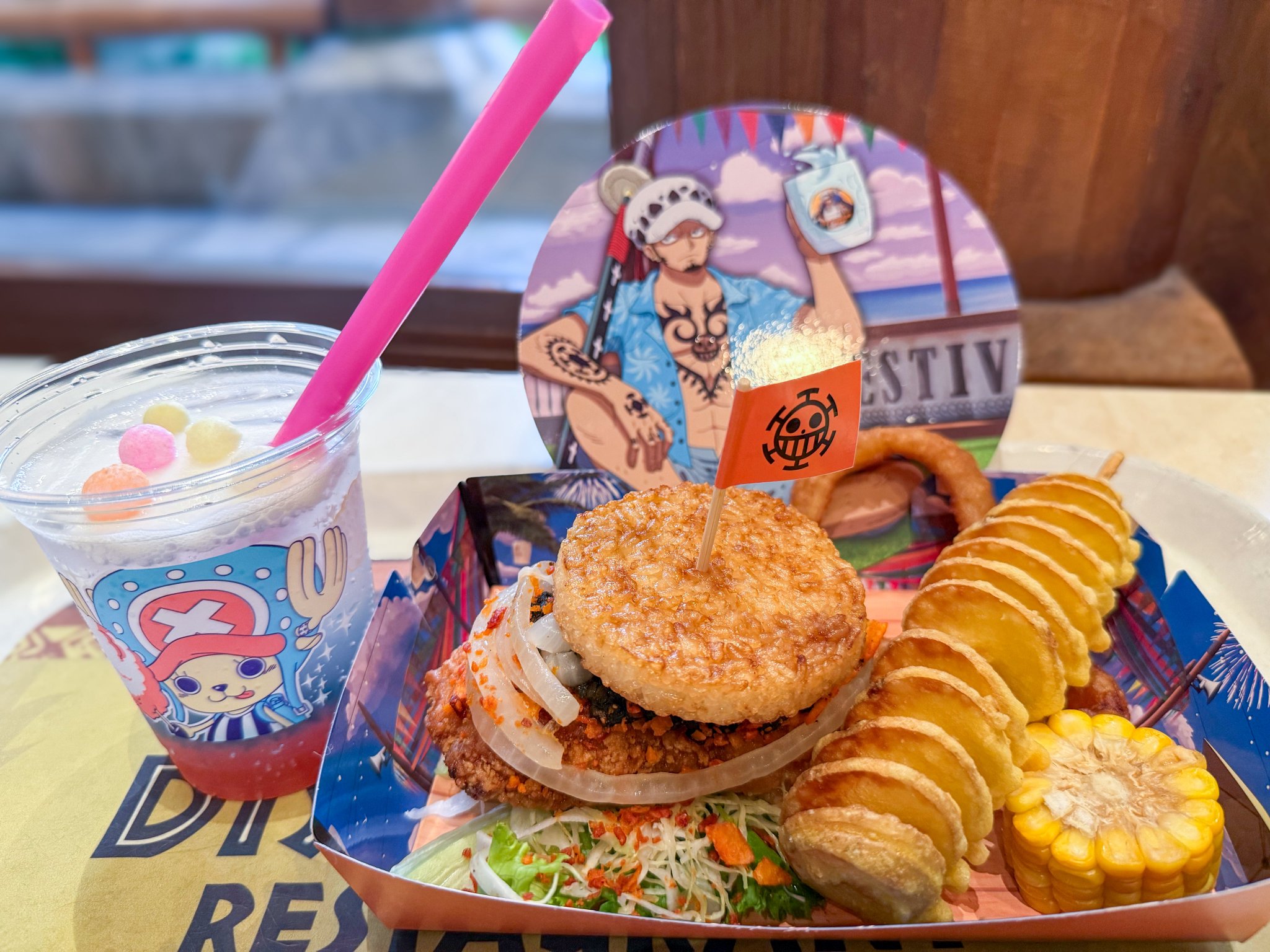 vivi🧸 в X: „ローのチキン＆カレー・ライスバーガーセット