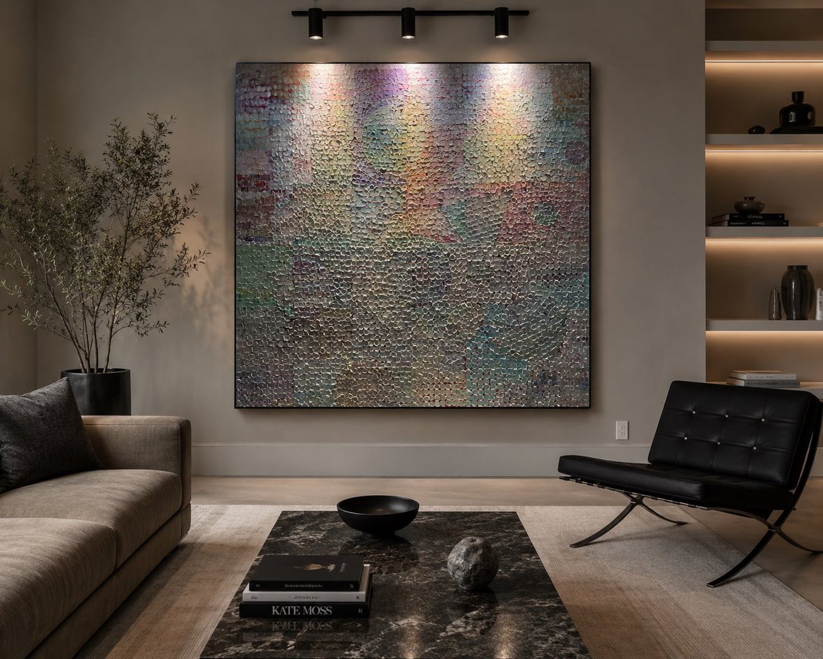 artis_tickles's tweet photo. ATOMIC FRAGMENT FROM THE GALAXY 
6ft by 6ft 
Acrylic on canvas 
Available for purchase. https://t.co/CEvvsIlfCh