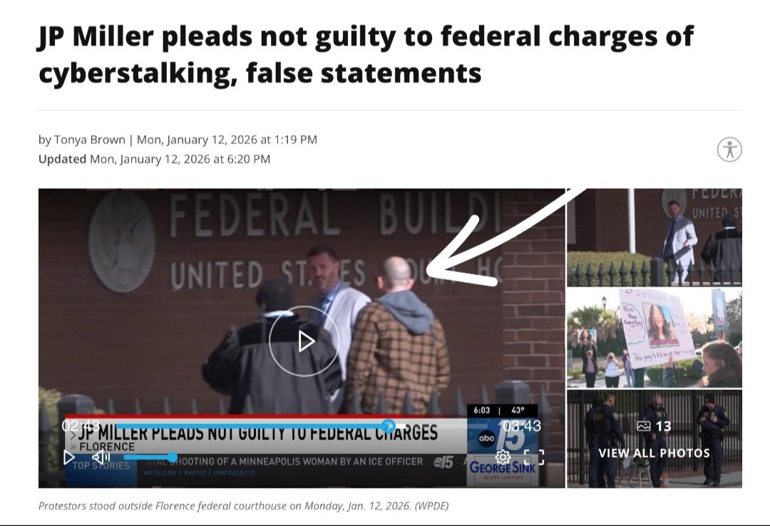 shitdisturber02's tweet photo. @therobbieharvey @fitsnews @bensmit14173399 @TheWillFolks That wasn't a "deposition" as "Ben" claims with his " great receipt keeping". It was JP Miller's federal indictment, and I am pretty sure you were there and reported on it as well.  How bizarre you "didn't" recognize the outside of the building. https://t.co/miycHdSjDd