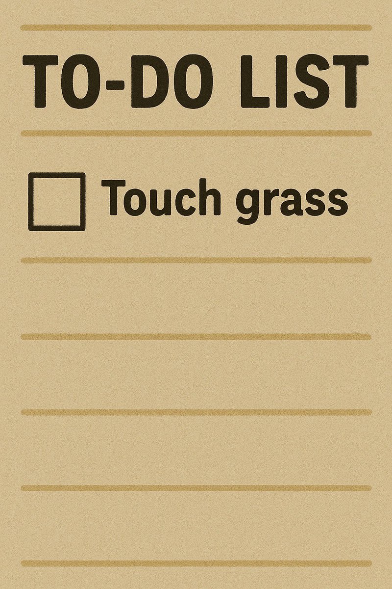 XTouchGrass's tweet photo. What if we all just touched a little grass?

$TOUCHGRASS #TouchGrass 🌿 https://t.co/eouIcg5o0m