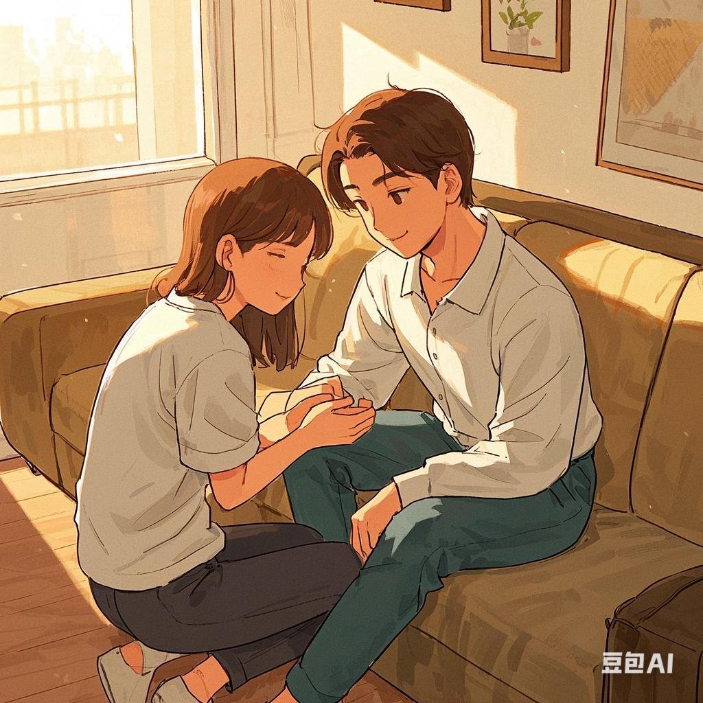 Bkbsaz's tweet photo. 今早赖床时，他攥着我发尾蹭脸，软乎乎的像只叼着糖的小猫，被摸头杀戳中少女心，早餐煎蛋都加了双倍番茄酱， https://t.co/DkcJGBRh8I