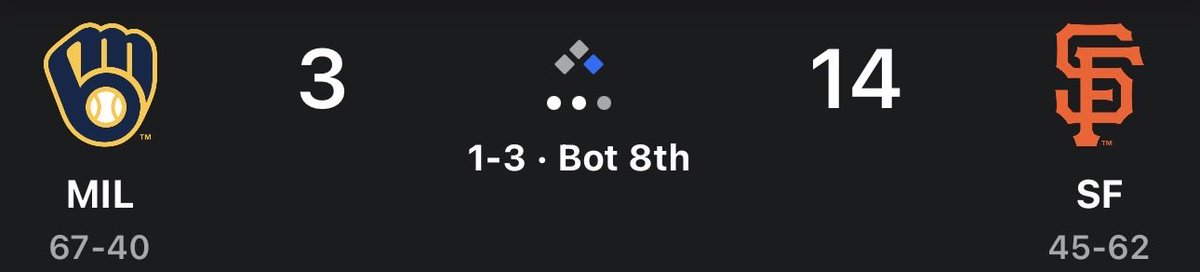 TheChalkSports's tweet photo. 🤯 Safe to say the model saw this one coming despite the 14-2 SU #ThisIsMyCrew  trend… 

🔴 33 Trend Score
🧢 15 Pitching Matchup Score
⚾️ 20 Batting Matchup Score

To get our complete trend sheet ⬇️
https://t.co/TSKnNWCYvW https://t.co/AL7rIaHKOC