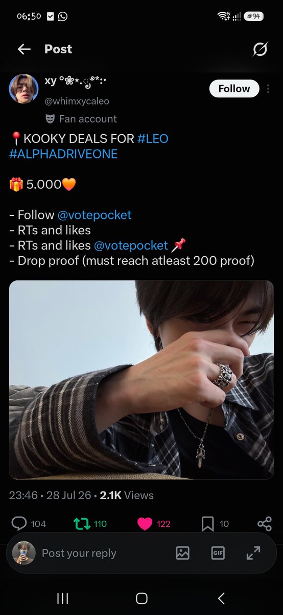 moominclover's tweet photo. @whimxycaleo @votepocket https://t.co/V16z4XffN3
