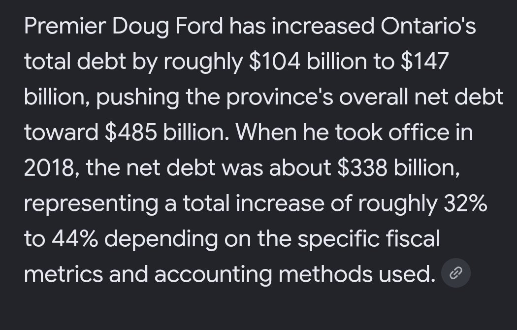 redsnoopy69's tweet photo. Hard to believe that Doug Ford and FordNation have increased Ontario's total debt by $104 billion while destroying public healthcare, education and transportation. As well turning Ontario Place into a private spa, closing the OSC...
But at least alcohol is much more accessible... https://t.co/yhctcsPNxp