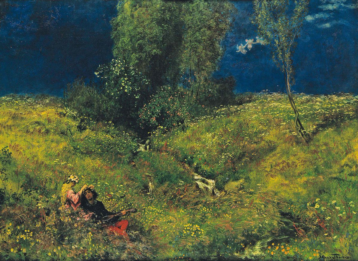 yumcarton's tweet photo. Summer.
Hans Thoma, 1872 https://t.co/5r8AkNdKXb