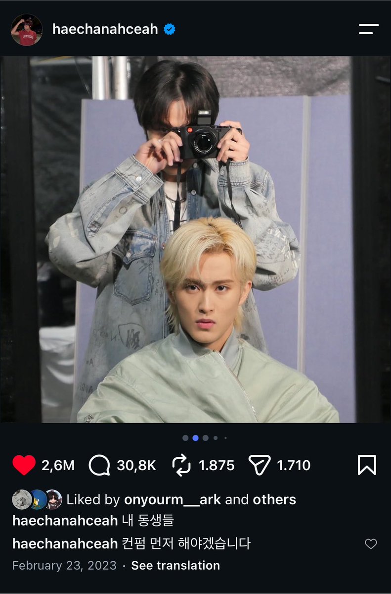 pelovecgssts's tweet photo. You genuinely have to remember the day the mahaeist world stopped.

Spidermark and haeMJ ❤️ https://t.co/zEOXAxDTY2