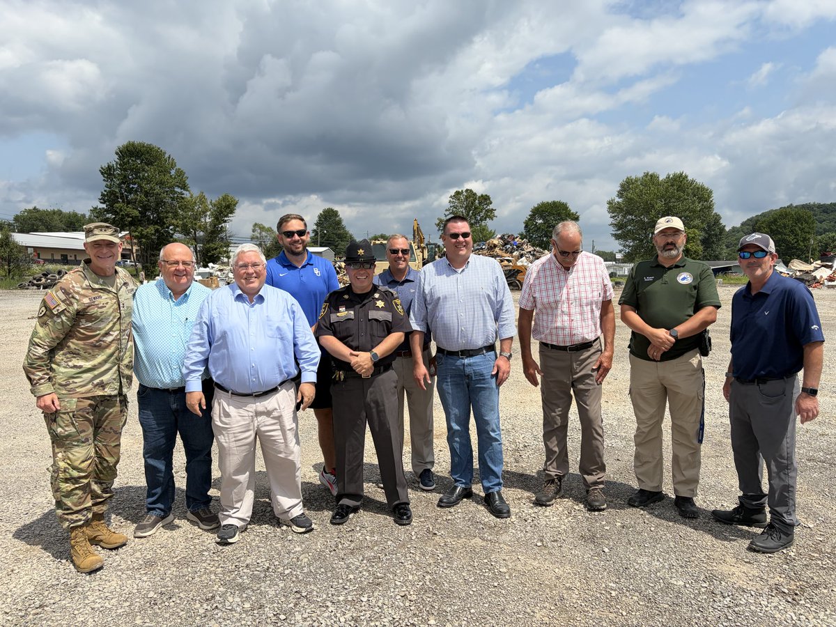 MorriseyWV's tweet photo. Just took my fourth trip up to the areas impacted by the flooding in Upshur and Lewis counties. We continue to learn about the challenges communities are facing to recover and maintain significant numbers of troops and equipment to assist the cleanup.
We are #WVStrong. So grateful for all the volunteers who are stepping forwardβ we could use more volunteers with expertise in construction to help clean out homes and fix many other problems.