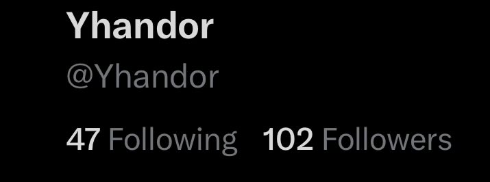 Yhandor's tweet photo. Thanks guys, appreciate the love here on X. Happy 100 🎉🎉🎉

Have a great day everyone🤘 https://t.co/cSOGxefEt4