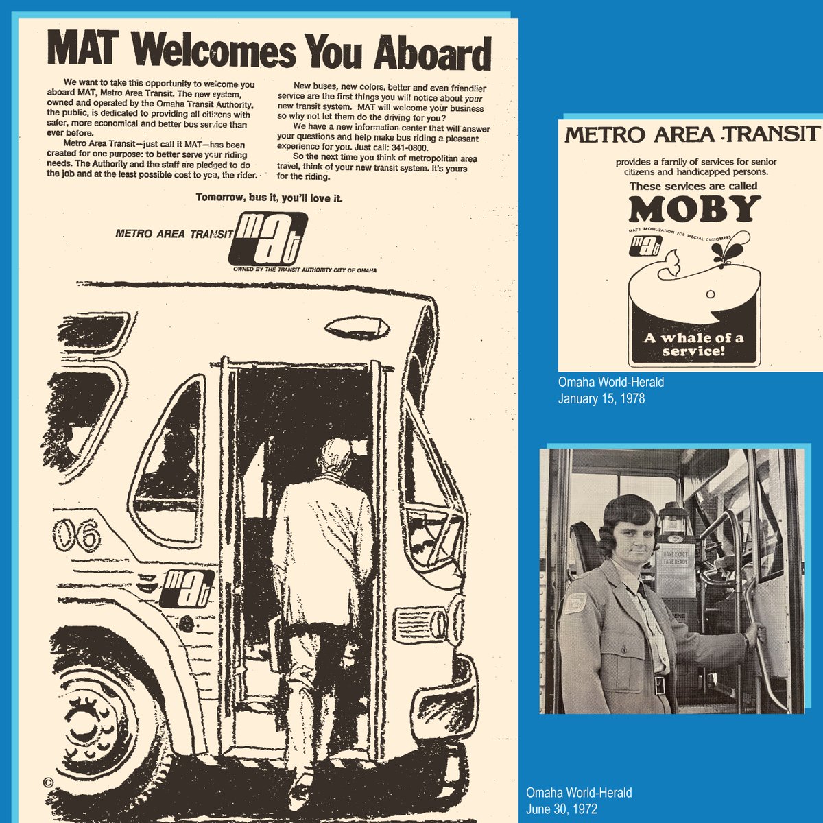 rideORBT's tweet photo. Get ready to visit the most fascinating places &amp; spaces in the metro. Open Omaha is Saturday, Aug. 8th!
It's your chance to get an up close look at spots that shape Omaha's story!
Come visit us at our main offices for a peek at the past, present, and future of Metro Transit 🚍 https://t.co/e8MdfOK90e
