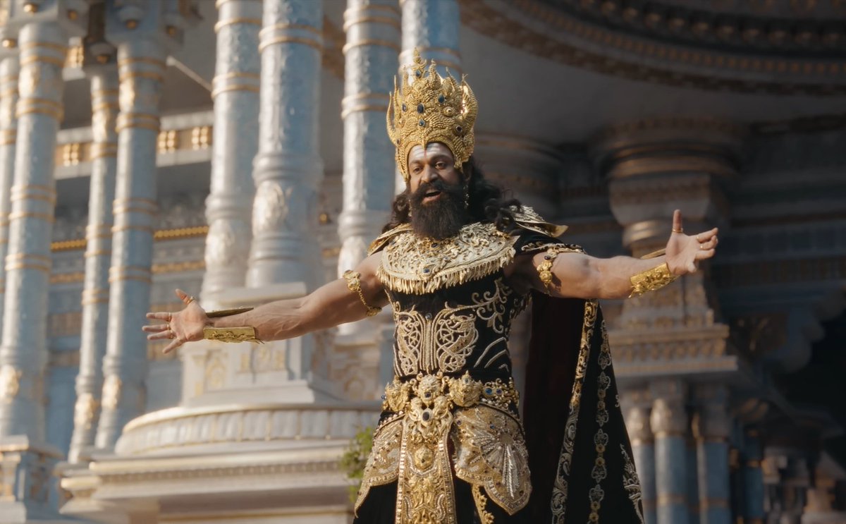 utxav_d's tweet photo. Stole the show 🔥 
#Ramayana #Yash #RanbirKapoor #NamitMalhotra https://t.co/HLaFhQ2skc