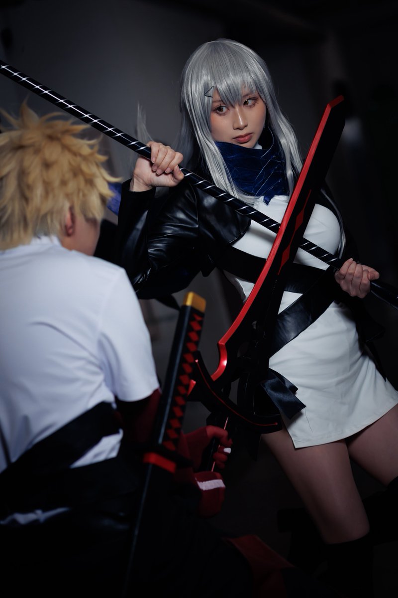 ky0_jin's tweet photo. コスプレ / cosplay
鵺の陰陽師 / 夜島学郎&amp; 藤乃代葉

「私が負けたら何でもする
　私の命一つで足りる範囲でだけどね」

📷➡︎@hojityahojitya 
夜島&amp;武器制作➡︎@kataageMK2 

#マーベラス鵺併せ https://t.co/DkqRboypQQ