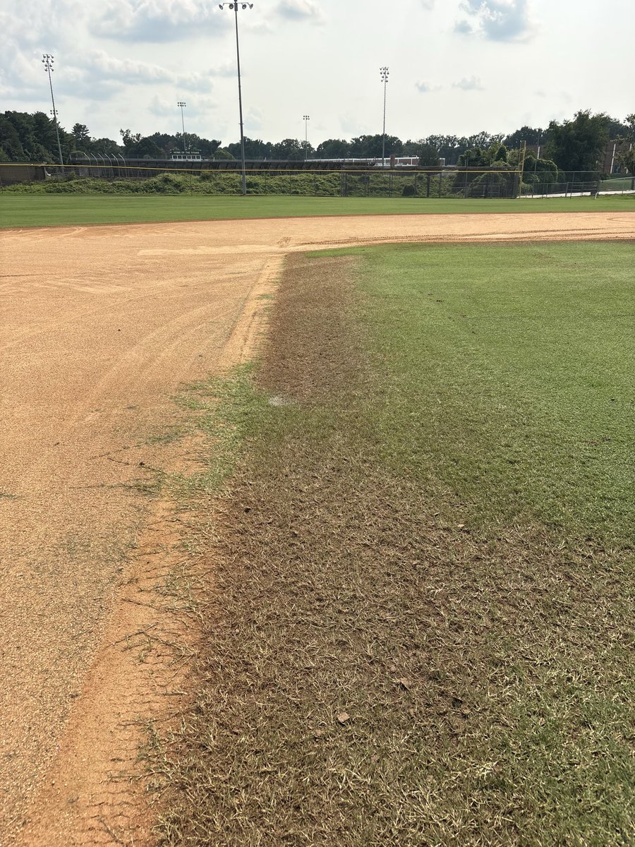 WFTitanBaseball's tweet photo. Thank you @turfplaner for dialing in our lips and phase 1 on our infield this summer! #VillageBoys https://t.co/mkYuUjDBfi
