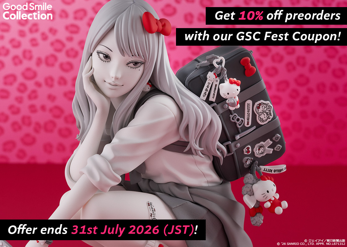 goodsmile_en's tweet photo. 🎀 Presenting a figure of Gyaru Tomie x Hello Kitty! 🎀

Preorder now at the Good Smile Company Online Store and get 10% off with code "smilefest2026"! Offer ends 31st July (JST)!

Shop here! ▼
https://t.co/qFBsBhNaSP

Coupon Details ▼
https://t.co/pGn3bSBEcQ

#goodsmile https://t.co/aLboqYSBmJ