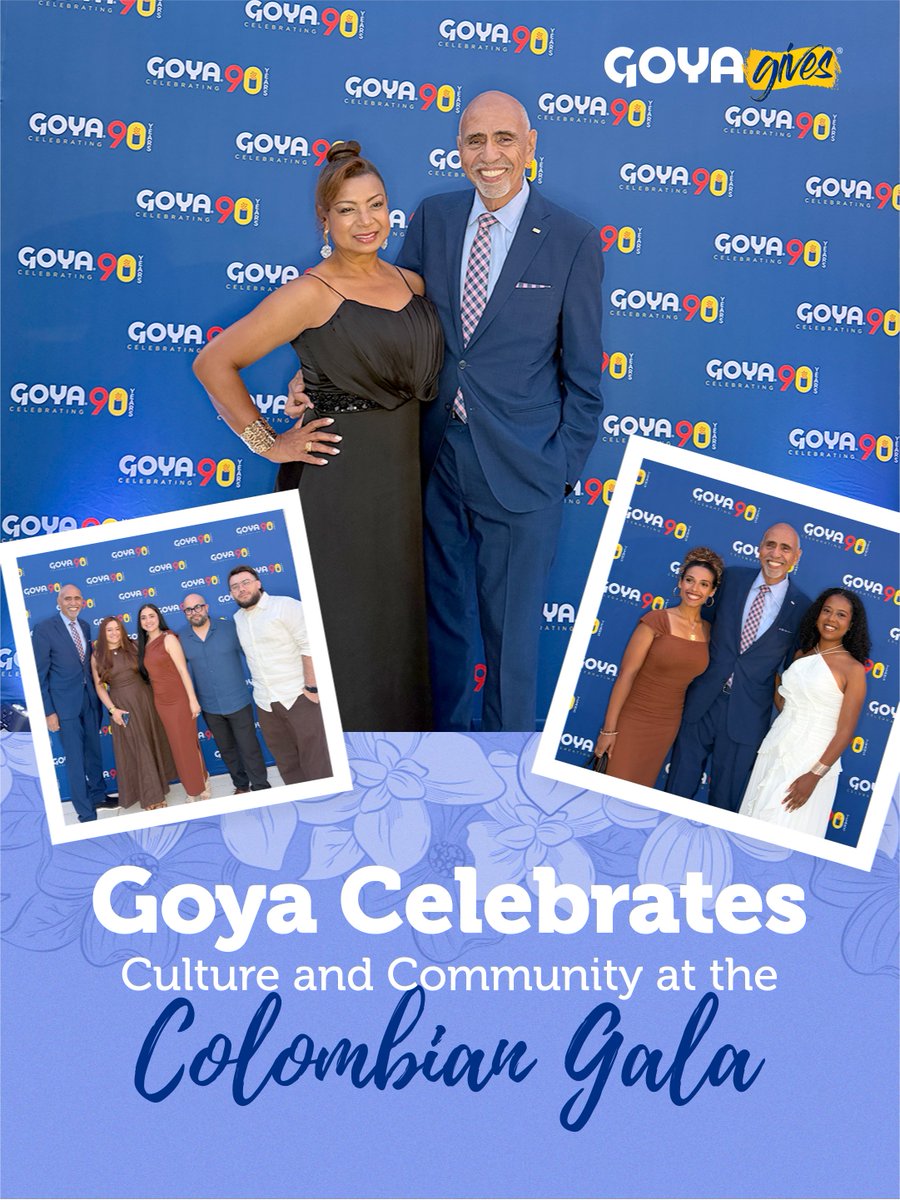 GoyaFoods's tweet photo. Our summers are always filled with vibrant cultural parades, celebrations, and galas that honor the rich traditions and heritage of the Latin communities that have shaped Goya for 90 incredible years.

It was an honor to celebrate alongside the Colombian community at this year's Colombian Gala, where we not only celebrated our shared culture and Goya's 90th anniversary—but were also deeply honored with recognition from the community. Moments like these remind us that Goya has always been more than a food company; we're part of the families, traditions, and cultures that bring us together.

Thank you to the Colombian community for your continued love and support. Celebrating our heritage together is what makes these moments so meaningful. Here's to honoring our roots, embracing our future, and continuing this incredible journey together.

🇨🇴❤️ #Goya90th #GoyaFoods #ColombianCommunity #CelebratingCulture #LatinoHeritage