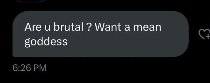 fisdomprincess's tweet photo. Just a question to all of my subs. 

Would you call me brutal? 
🥵😈

#findom #feet #blackmail #castration #executrix #CNC #pain #US #finD https://t.co/rC0bzpQolZ