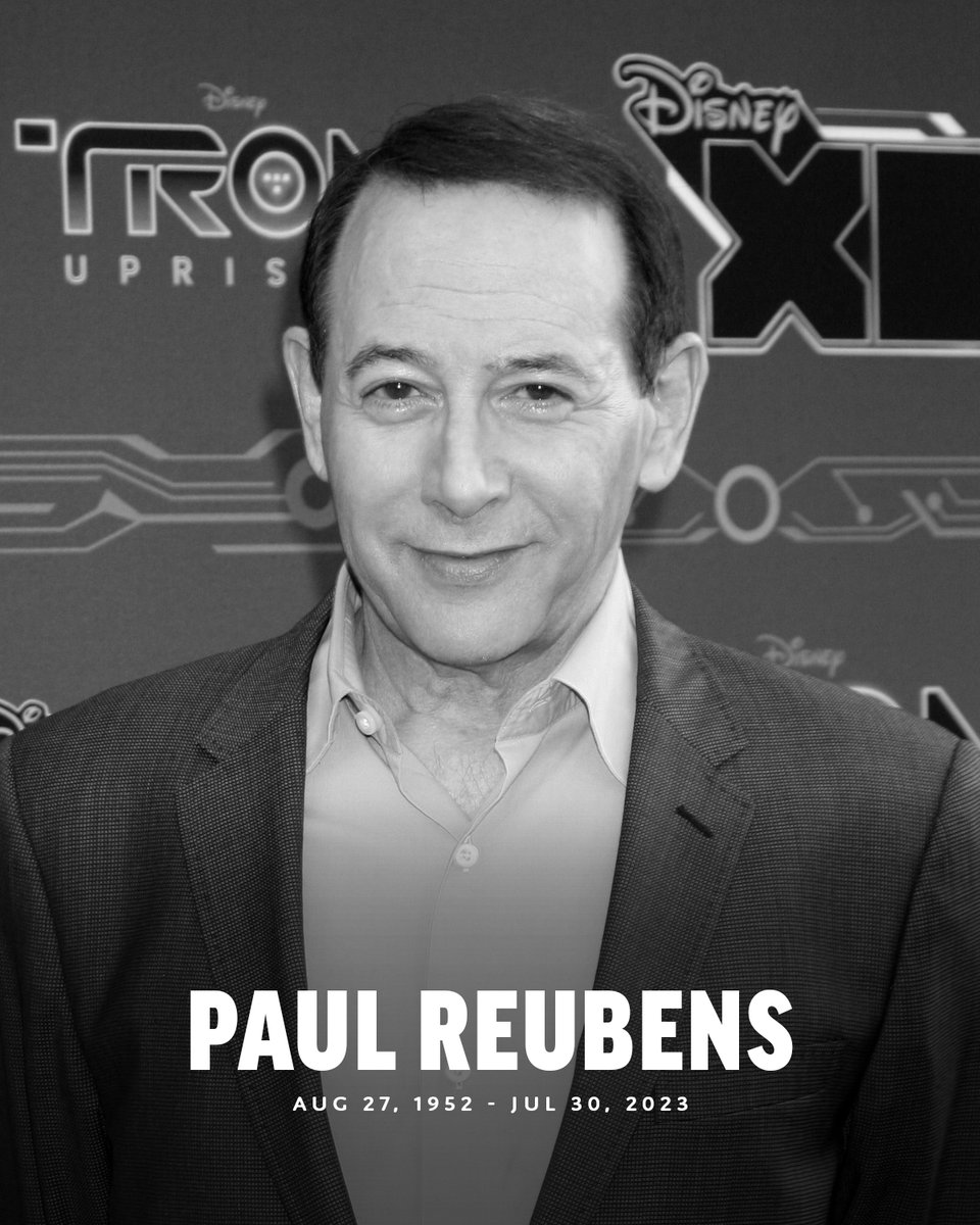 CoveredGeekly's tweet photo. Paul Reubens passed away 3 years ago today 🕊️ https://t.co/e98NhqVHta