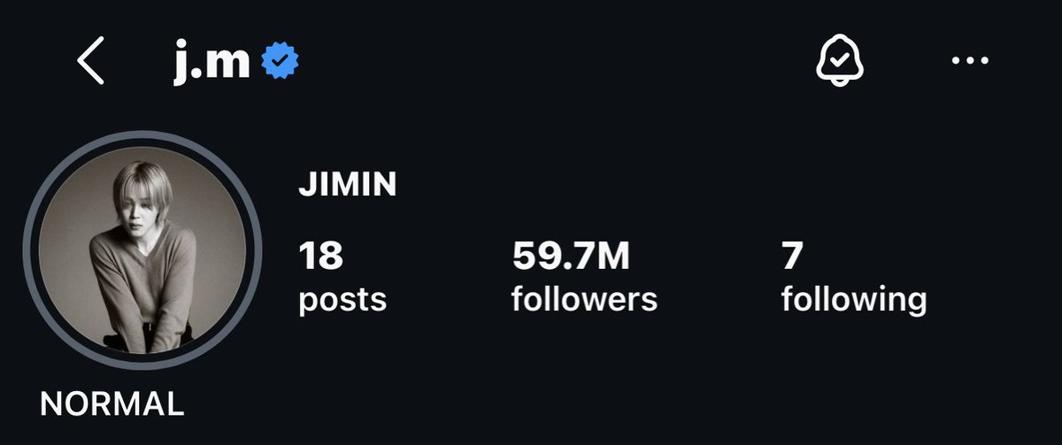 BabyJaaay13's tweet photo. #Jimin reached 59.7M followers on Instagram! https://t.co/4b0w74p2ld