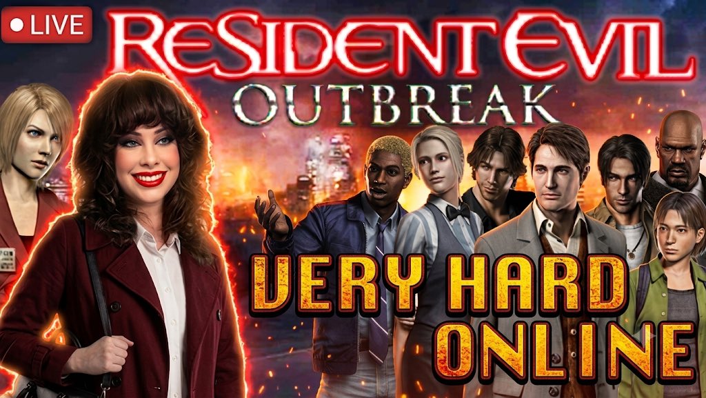 AuroraArmlet's tweet photo. 🔴 LIVE NOW

Happy Hump Day! 

More Resident Evil Outbreak Online😎

🟣Twitch: https://t.co/nYd6ZUXw4w
🔴YouTube: https://t.co/js7H8cW98L
🟢Kick: https://t.co/0iEPxPOqzZ

Don’t be shy! 

Drop by & let’s play together! 🥰 #REBHPortal 

#ResidentEvil  #HorrorGaming #PS2 #Rebh #horrorgames #capcom