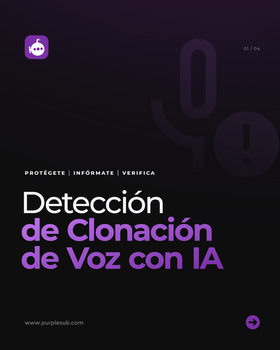 purplesubagency's tweet photo. La clonación de voz mediante inteligencia artificial es una tecnología que avanza rápidamente y puede ser utilizada con fines maliciosos. Mantenerse informado y contar con herramientas de detección confiables es clave para proteger tu identidad y evitar fraudes. https://t.co/ZLSuWPqKBl