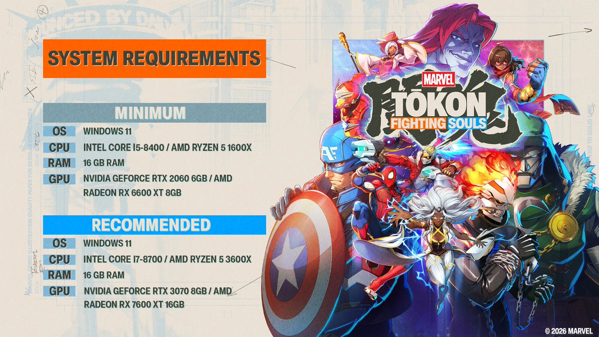 raunak_yadush's tweet photo. ‼️ TŌKON FIGHTERS, LISTEN UP ‼️

To mark the launch of MARVEL Tōkon: Fighting Souls, 5 winners will walk away with the Ultimate Edition bundle!

👍 Like + Retweet
🏃‍♂️ Follow @raunak_yadush
💬 Comment your main(s)

📅 Ends August 12th https://t.co/ONgi550QvI