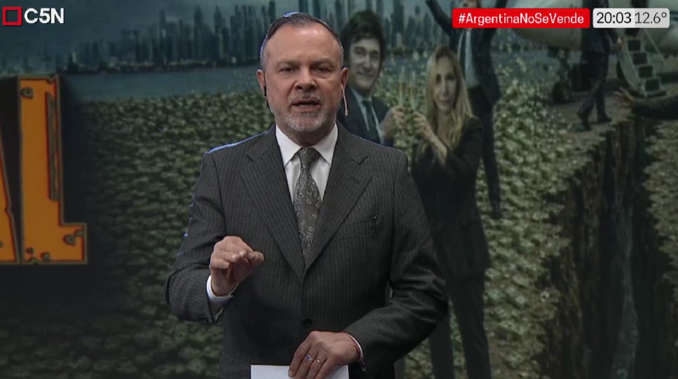 C5N's tweet photo. 📌 Ya empezó #MinutoUno con la conducción de @Gatosylvestre 

🐦 #ArgentinaNoSeVende 
📲 Mirá el vivo: https://t.co/9fxDe5JViU https://t.co/1Pa7m9gCvG