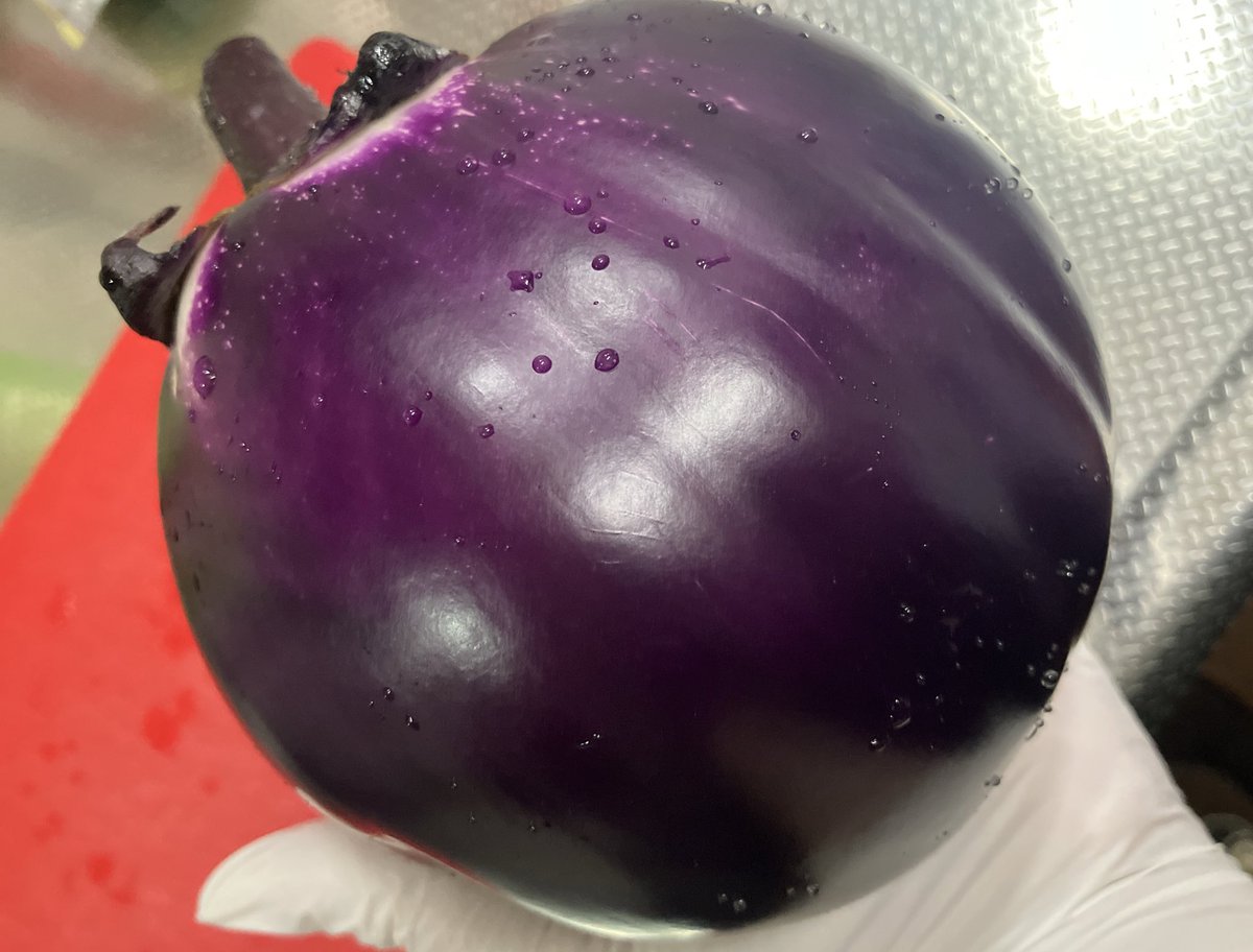 zerochiba's tweet photo. でっかい茄���貰ったから肉味噌乗せてみた
めちゃくちゃ美味かった https://t.co/pfgrNKWqHI