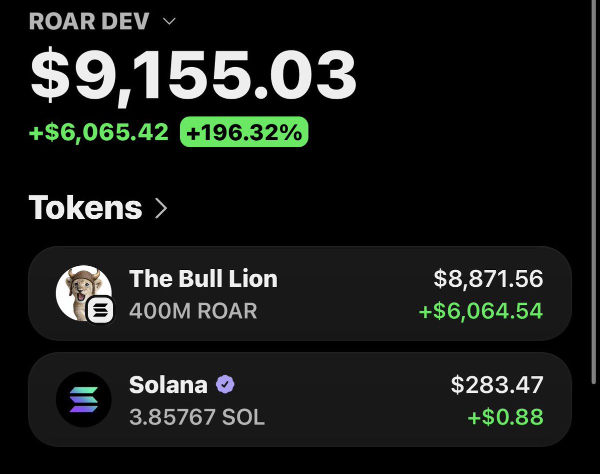 RoarWeb3's tweet photo. DROP YOUR SOLANA ADDRESS FOR $ROAR https://t.co/xmj5kGhUm6