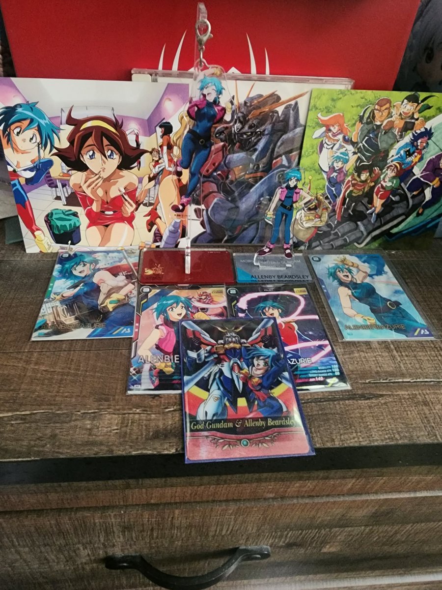 MechaGirlOTD's tweet photo. The first step in not only bringing you guys the official Allenby art, but bringing the official Allenby art to ME. https://t.co/Qeu7CGEltV